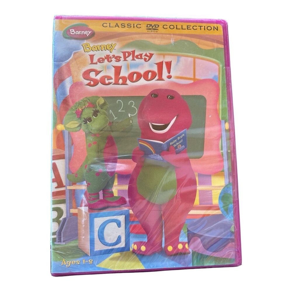Barney - Lets Play School! DVD 1999 Classic Collection Brand New Sealed